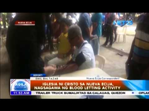 Iglesia Ni Cristo sa Nueva Ecija nagsagawa ng Blood Letting Activity