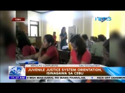 Juvenile Justice System orientation, isinagawa sa Cebu