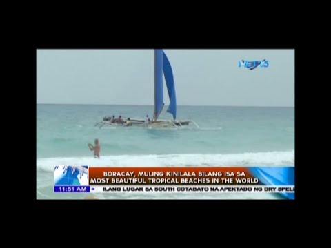 Boracay muling kinilala bilang isa sa Most Beautiful Tropical Beaches in the World