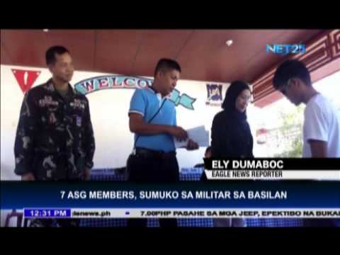 Ilang Miyembro ng Abu Sayyaf, Sumuko sa Militar sa Basilan
