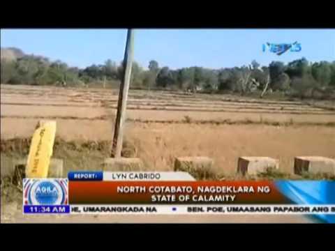 North Cotabato, Nagdeklara ng State of Calamity