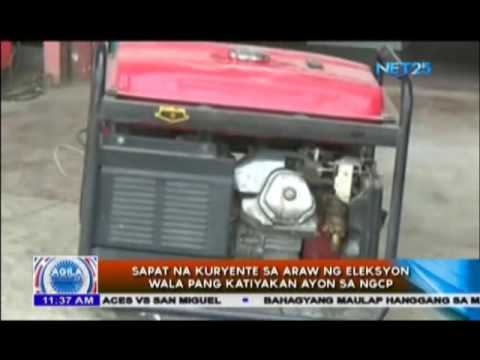 Sapat na kuryente sa araw ng eleksyon wala pang katiyakan ayon sa NGCP