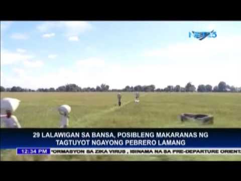 29 probinsya, posibleng makaranas ng tagtuyot ngayong Pebrero