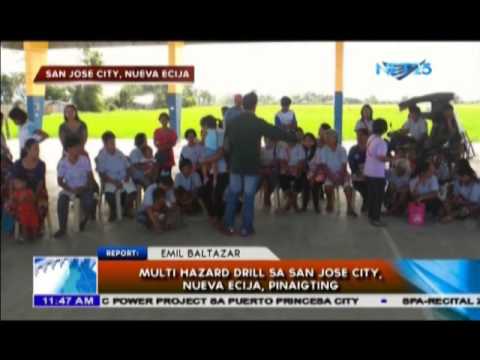 Multi Hazard Drill sa San jose City, Nueva Ecija, pinaigting