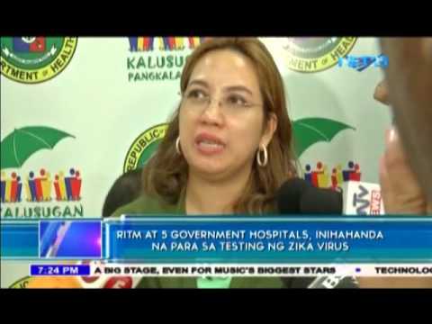 RITM at 5 Government Hospitals, ihahanda na para sa testing ng Zika Virus