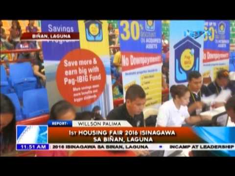 1st Housing Fair 2016 isinagawa sa Biñan, Laguna