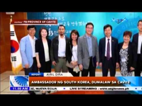 Ambassador ng South Korea, dumalaw sa Cavite