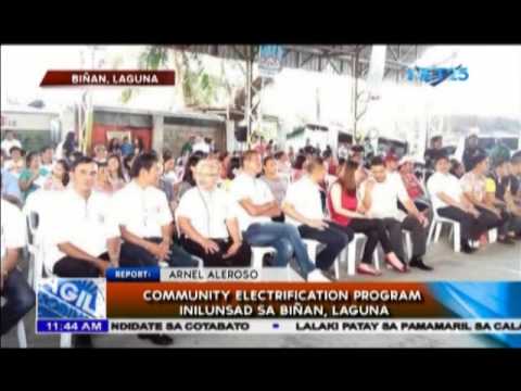 Community Electrification Program inilunsad sa Biñan, Laguna