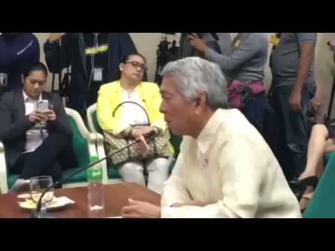 Foreign Affairs Sec.Yasay nagisa sa hearing ng Comm on Appointments