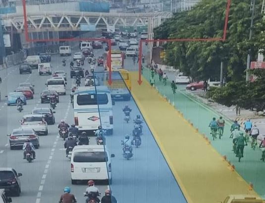 motocycle lane