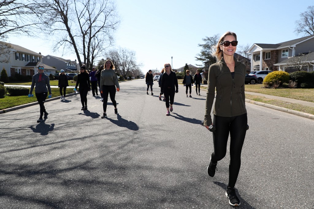 Long Island Fitness Insructor Holds Outside Classes During Coronavirus Pandemic