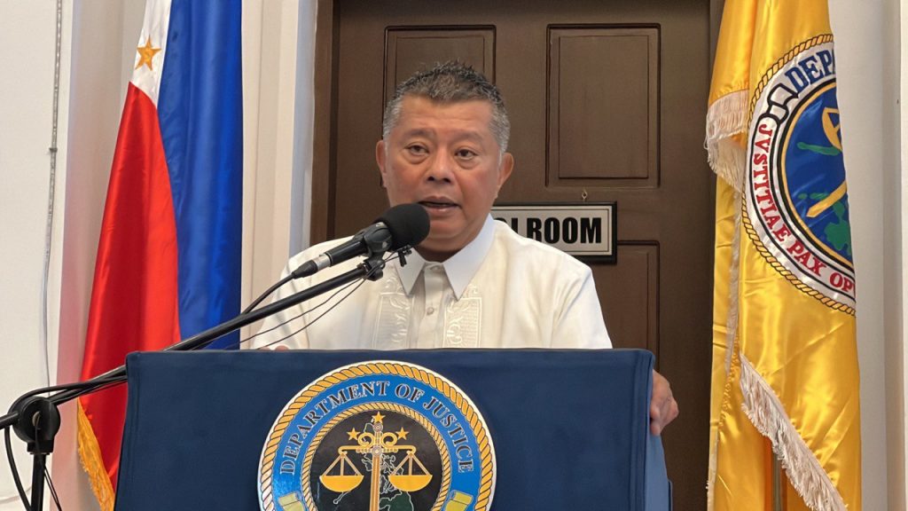 DOJ Secretary Remulla