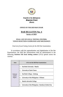 LTCs for Bar