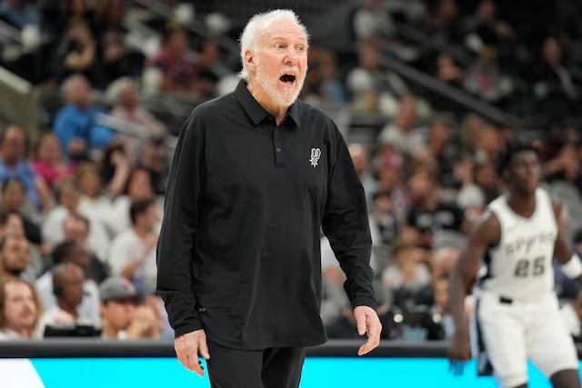 SPURS HEAD COACH gregg POPOVICH