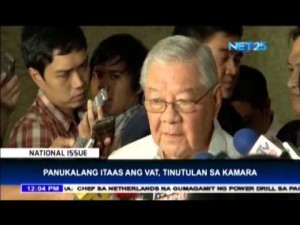 Panukalang Itaas ang VAT, Tinutulan sa Kamara