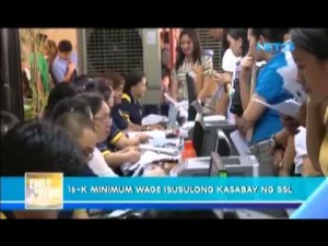 16k Minimum Wage, Isinusulong ng mga Manggagawa.