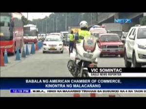 Babala ng American Chamber of Commerce, Kinontra ng Malacañang