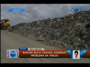 Basura mula sa Canada, nagbigay problema sa Tarlac