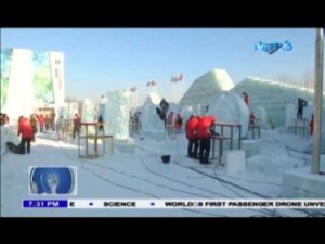 Ice Sculpture Competition sa China, Dinaluhan ng Ibang mga Bansa.