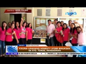 Kauna-unahang “Honesty Store” binuksan sa Sto. Tomas, Pangasinan
