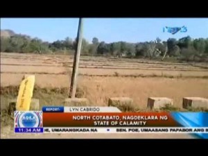 North Cotabato, Nagdeklara ng State of Calamity