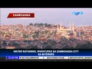 Rasyon ng tubig sa Zamboanga, ipinatupad na!