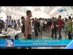 DOLE: Local Jobs at Opportunities para sa OFWs