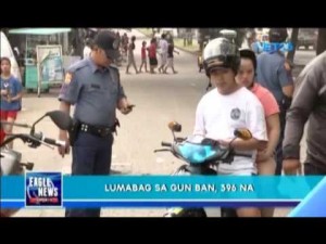 Gun ban violators, umabot na sa 400