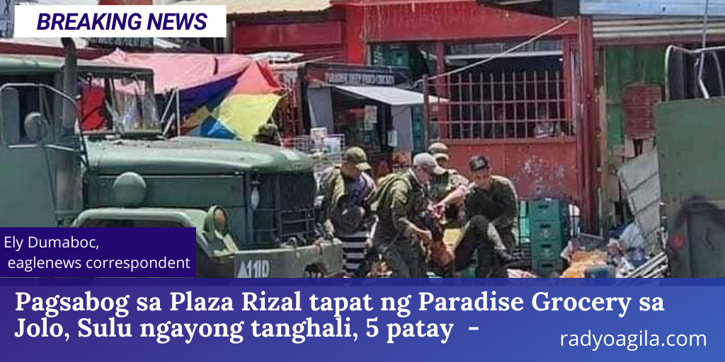 Blue and White Breaking News Instagram Post