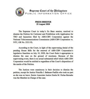 Press Briefer 08-25-20