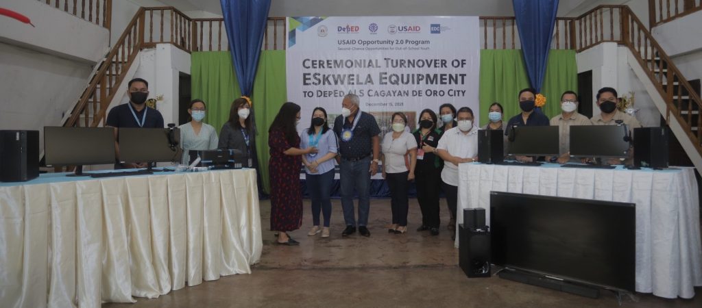 12 16 2021 PR - United States Donates Distance Learning Equipment to Cagayan de Oro City’s e-Skwela Center