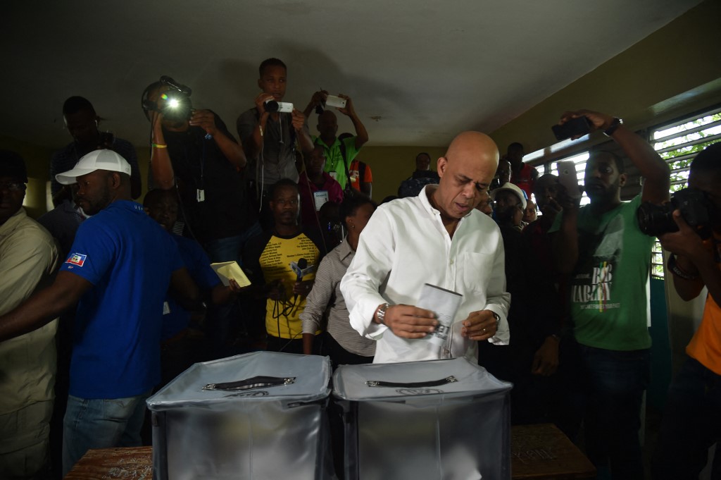 First round of Haitian presidential election