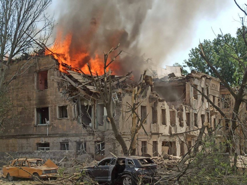 UKRAINE STRIKE