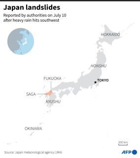 JAPAN LANDSLIDES