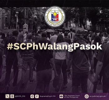 supreme court walang pasok