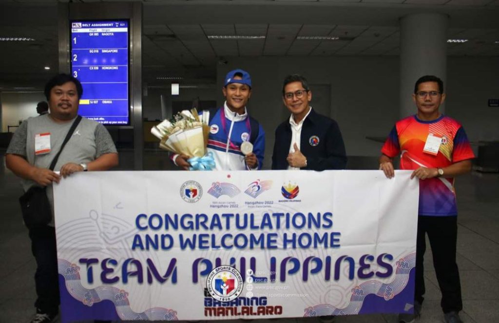 ASIAN GAMES ATHLETES BALIK PINAS NA 1