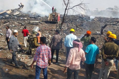 INDIA FACTORY EXPLOSION