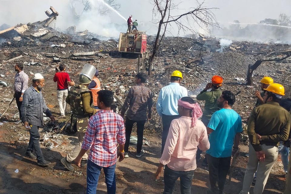 INDIA FACTORY EXPLOSION