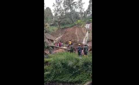 BALI LANDSLIDE
