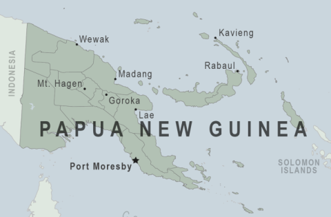 PAPUA NEW GUINEA MAP