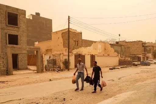 Sandstorm nanalasa sa East Libya, mga paliparan nagsara