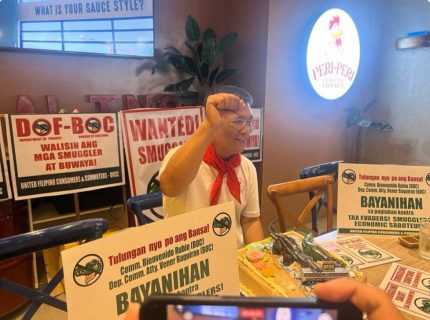 BOC Commissioner Bienvenido Rubio kinalampag para walisin ang tax evaders, smugglers at economic saboteurs sa aduwana.