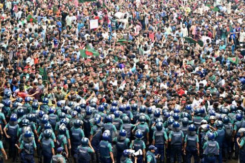 BANGLADESH-STUDENTS-PROTEST