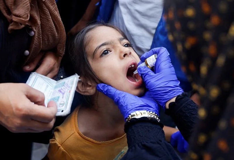 POLIO VACCINATION IN GAZA