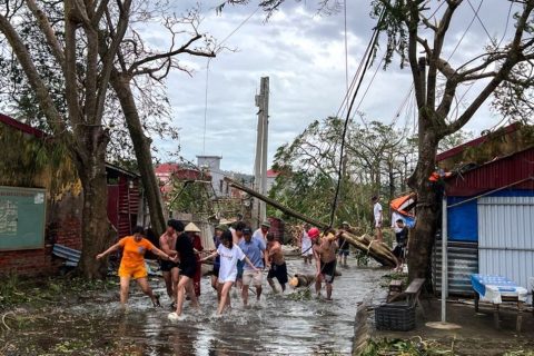 TYPHOON YAGI SLAMS VIETNAM
