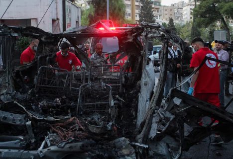 Dalawa patay sa missile attack sa isang sasakyan sa Syrian capital