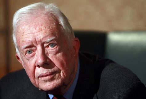 FORMER US PRESIDENT JIMMY CARTER