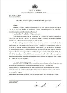 Extradition request kay dating Cong. Arnie Teves muling pinaboran ng Timor Leste