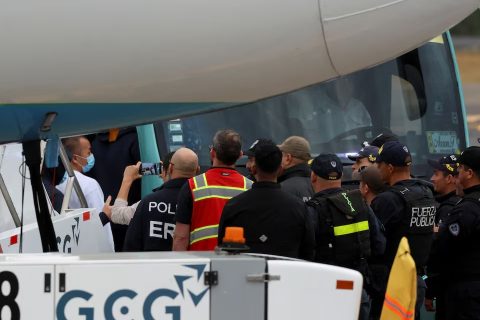 MIGRANTS ARRIVE IN COSTA RICA