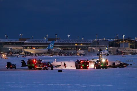 PLANE CRASH IN TORONTO AIRPORT